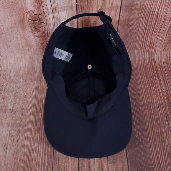 *FLAW READ* Lululemon Womens Baller Hat Logo Patch Navy Blue Fits Small - Picture 11 of 16